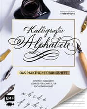 Cover von Kalligrafie Alphabete - Das praktische Übungsheft