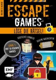 Cover von Escape Games Level 1 (orange) - Löse die Rätsel! - 10 Escape Games ab der 3. Klasse