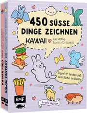 Cover von 450 süße Dinge zeichnen: Kawaii - Alle Motive Schritt für Schritt