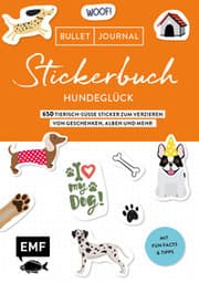 Cover von Bullet Journal Stickerbuch - Hundeglück