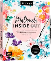 Cover von Malbuch Inside Out: Watercolor Blumen