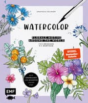 Cover von Watercolor - Florale Motive around the world - von heimisch bis exotisch