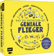Cover von Das XXL-Entdecker-Set - Geniale Flieger: 6 Modelle zum Selberbauen, Sachbuch, Experimente und coole Flieger