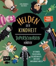 Cover von Helden der Kindheit - Das Häkelbuch der Superschurken
