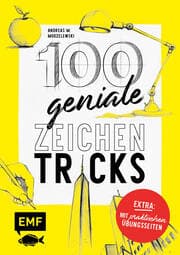 Cover von 100 geniale Zeichentricks - Mit praktischen Übungsseiten