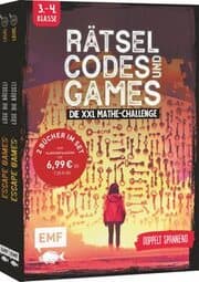 Cover von Rätsel, Codes und Games - Die XXL Mathe-Challenge für die 3. und 4. Klasse