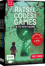 Cover von Rätsel, Codes und Games - Die XXL Mathe-Challenge für die 5. und 6. Klasse