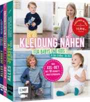 Cover von Kleidung nähen für Babys und Kids - das XXL-Set mit 18 Schnittmusterbogen in den Größen 56-164