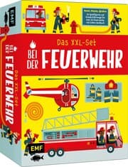 Cover von Das XXL-Set - Bauen, Wissen, Spielen: Bei der Feuerwehr