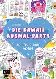 Cover von Die Kawaii-Ausmal-Party - 30 herzig-süße Motive ausmalen