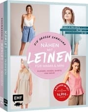 Cover von Nähen mit Leinen für Mama und Mini - die große Sammlung mit über 25 Projekten