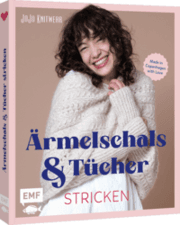 Cover von Ärmelschals und Tücher stricken mit @jojoknitwear