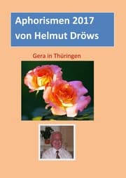 Cover von Aphorismen von Helmut Dröws 2017