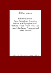 Cover von Lebensbilder von Dichtern I, 2