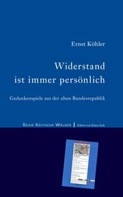 Cover von Widerstand ist immer persönlich