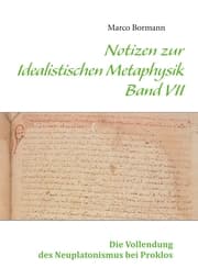 Cover von Notizen zur Idealistischen Metaphysik VII
