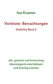 Cover von Vorletzte Betrachtungen