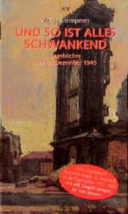 Cover von Und so ist alles schwankend