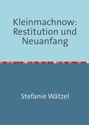 Cover von Kleinmachnow: Restitution und Neuanfang