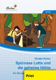 Cover von Kinder-Krimi: Spürnase Lotta und die geheime Höhle