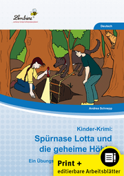 Cover von Kinder-Krimi: Spürnase Lotta und die geheime Höhle
