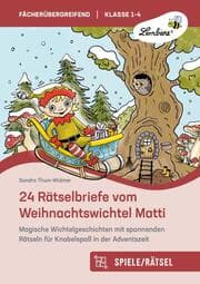 Cover von 24 Rätselbriefe vom Weihnachtswichtel Matti