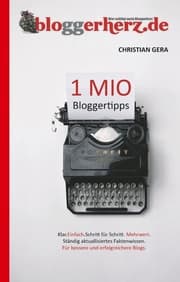 Cover von 1 MIO Bloggertipps