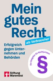 Cover von Mein gutes Recht als Verbraucher