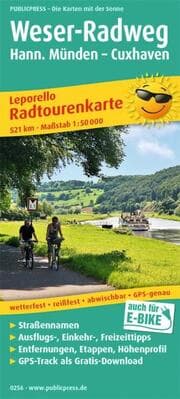 Cover von Weser-Radweg, Hann. Münden - Cuxhaven