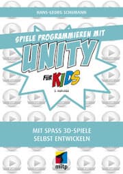 Cover von Spiele programmieren mit Unity