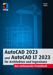 Cover von AutoCAD 2023 und AutoCAD LT 2023 für Architekten und Ingenieure