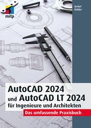 Cover von AutoCAD 2024 und AutoCAD LT 2024 für Ingenieure und Architekten