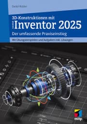 Cover von 3D-Konstruktionen mit Autodesk Inventor 2025