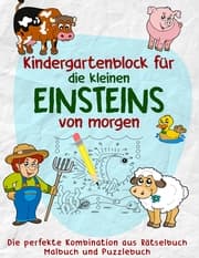 Cover von Mein Kindergartenblock - Das Kinderbuch Vorbereitung für die Vorschule und Grundschule