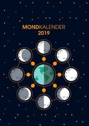 Cover von Der Mondkalender 2019 - Terminplaner und Terminkalender mit Mondphasen