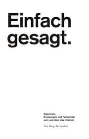 Cover von Einfach gesagt.