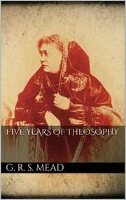 Cover von Five Years of Theosophy