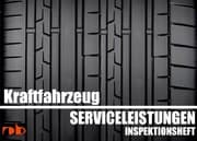 Cover von KFZ Serviceheft Scheckheft Inspektionsheft Wartungsheft - Car inspection booklet