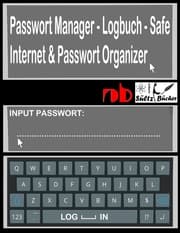 Cover von Passwort Manager - Logbuch - Safe - Internet & Passwort Organizer