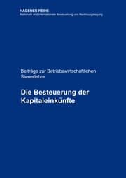Cover von Die Besteuerung der Kapitaleinkünfte