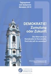 Cover von Tagungsband zum Symposion Dürnstein 2019