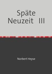 Cover von Späte Neuzeit III