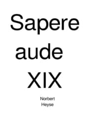 Cover von Sapere aude XIX