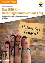 Cover von Das SGB XI Beratungshandbuch 2022/23