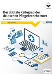 Cover von Der digitale Reifegrad der deutschen Pflegebranche 2021