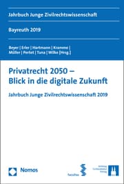 Cover von Privatrecht 2050 - Blick in die digitale Zukunft