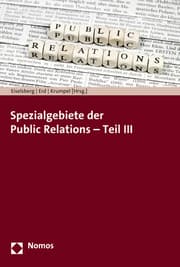 Cover von Spezialgebiete der Public Relations - Teil III