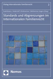 Cover von Standards und Abgrenzungen im internationalen Familienrecht