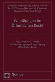 Cover von Wandlungen im Öffentlichen Recht