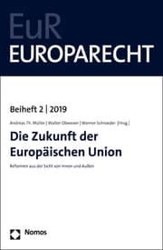 Cover von Die Zukunft der Europäischen Union
